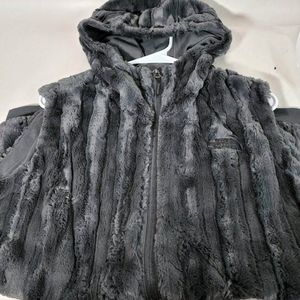 The North Face women's gray vest size Large